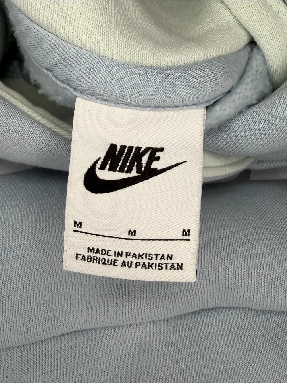 Nike SB Icon Pullover Long Sleeve Hoodie Youth Girls Sz M Light Blue Dunks Patch